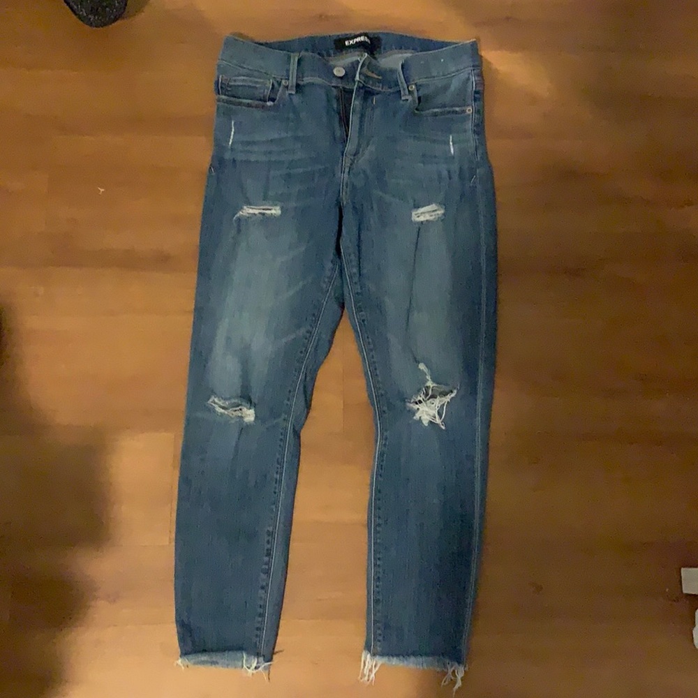 Ripped Express Straight Jeans